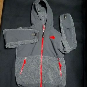 The North Face fleece hoodie